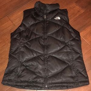Black The North Face Puffer Vest